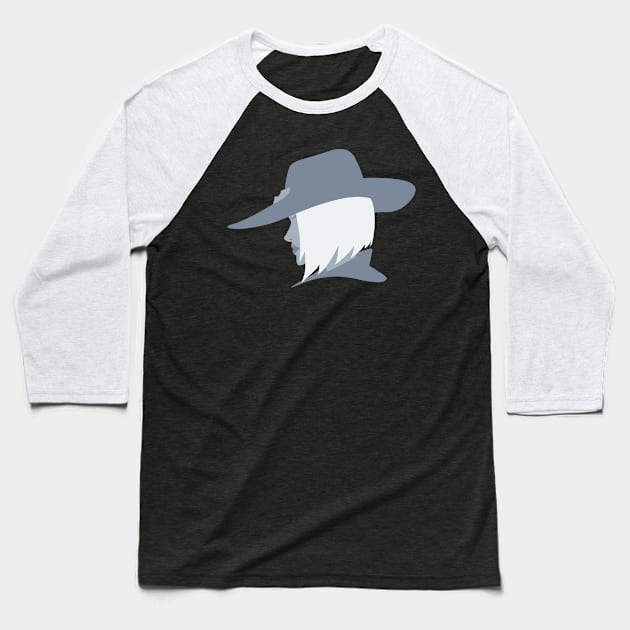 Ashe's silhouette Baseball T-Shirt by JamesCMarshall